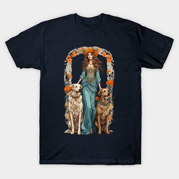 Art Nouveau2 T-Shirt by Sravudh Snidvongs